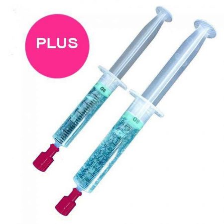 Bleekgel Plus, syringe van 10 ml. en syringe van 5 ml.